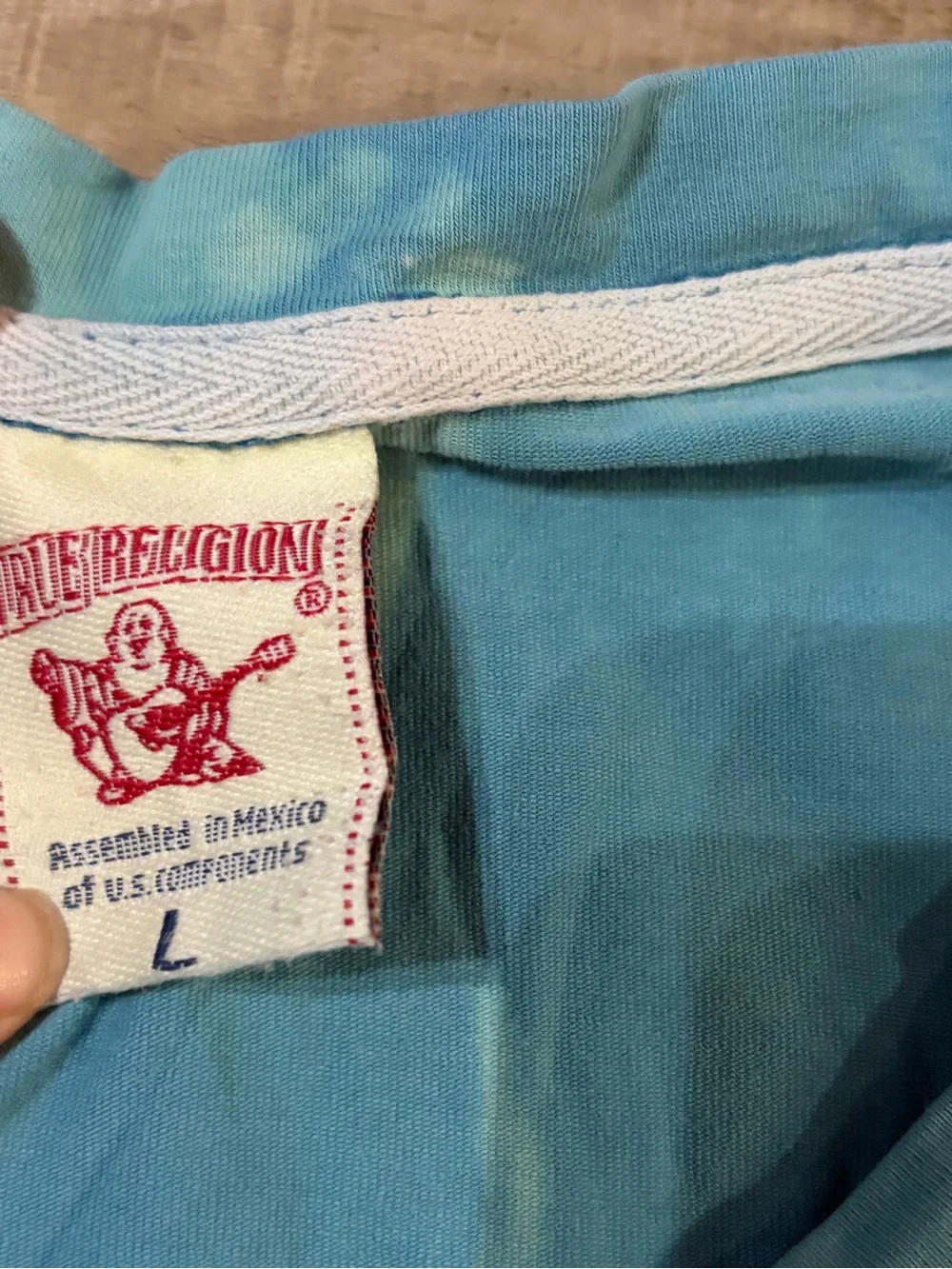 Y2K True Religion Japanese graphic shirt
